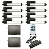 Kit contrôle synchronisé 8 vérins électriques étanche silencieux 3500N