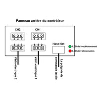 Kit de contrôle synchronisé pour 2 vérins électriques industriel 700MM-1000MM 5000N