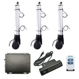 Kit de commande synchrone pour 3 vérins électriques industriels avec avec capteurs magnétiques reed