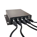 Kit de synchronisation pour 4 micro-vérins électriques industriels de 2000N avec interrupteurs magnétiques NO (Modèle 0043050-4)