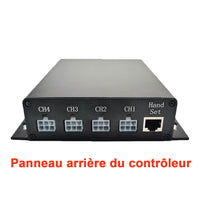 Kit de contrôle synchronisé de 3 vérins électriques industriels lourd 6000N 600kg (Modèle 0043061)
