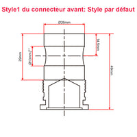 Kit de télécommande pour vérin électrique industriel 700MM-1000MM 5000N