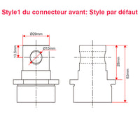 Kit de contrôle synchronisé de 2 vérins électriques industriels lourd 12000N 1200kg (Modèle 0043055)