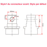 Kit de contrôle synchronisé de 2 vérins électriques industriels lourd 12000N 1200kg (Modèle 0043055)
