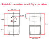 Kit de télécommande pour vérin électrique charge lourde 1 200 kg avec interrupteurs à lames NF (Modèle 0043082-4)