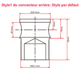 Vérin électrique puissant 450mm avec capteur à effet Hall retour de position (Modèle 0041555-1)