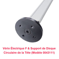 Support de disque circulaire de montage de la tête pour vérin électrique F