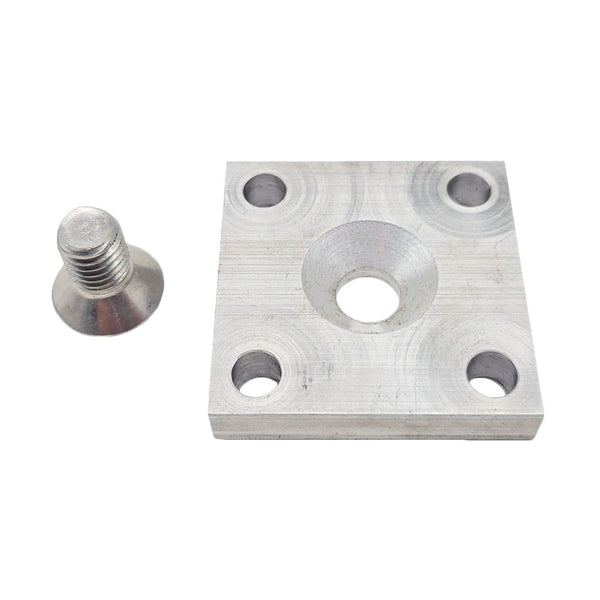 Support de plaque plate carrée fixe à tête pour vérin électrique B