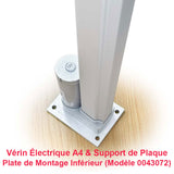 Vérin électrique course 50MM avec interrupteur magnétique reed  à course réglable (Modèle 0041501-4)