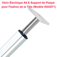 Vérin électrique inox 900 mm course - pour milieux mouillés et corrosifs (Modèle 0041633-6)