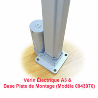 Vérin électrique à course réglable course 700MM actionneur linéaire 2000N 200kg (Modèle 0041632-3)