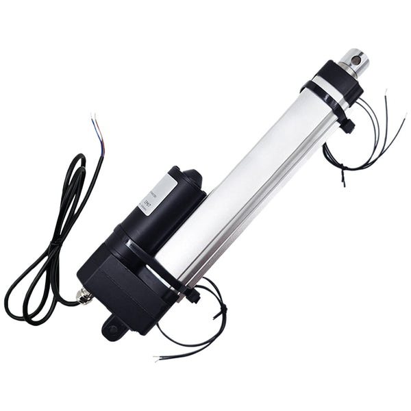 200mm Vérin électrique étanche IP67 course réglable avec interrupteur à lames