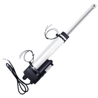 200mm Vérin électrique étanche IP67 course réglable avec interrupteur à lames