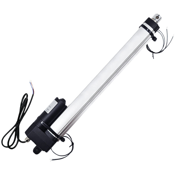 350mm Vérin électrique étanche IP67 course réglable avec interrupteur à lames