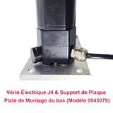 Kit commande pour vérin électrique étanche 12V 24V avec fin de course réglable (Modèle 0043084-4)