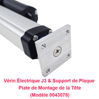 3500N Vérin électrique étanche IP67 avec fin de course magnétique – Course réglable de 400 mm (Modèle 0041940-3)
