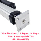 3500N Vérin électrique étanche IP67 avec fin de course magnétique – Course réglable de 400 mm (Modèle 0041940-3)