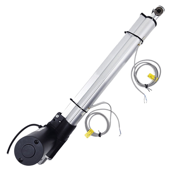 Vérin électrique industriel course réglable 300mm avec interrupteur magnétique électronique
