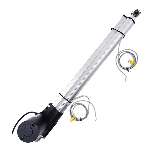 Vérin électrique industriel course réglable 400mm avec interrupteur magnétique électronique