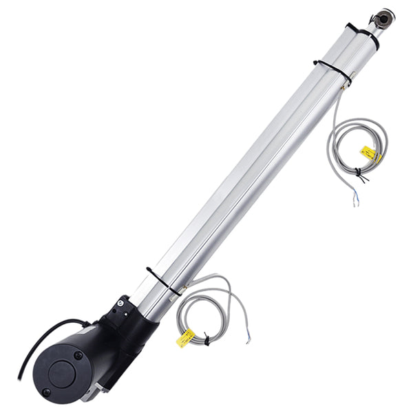 Vérin électrique industriel course réglable 450mm avec interrupteur magnétique électronique