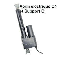 Vérin électrique puissant 450mm avec capteur à effet Hall retour de position (Modèle 0041555-1)