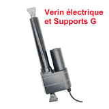 Vérin électrique puissant à course réglable 150 mm avec capteurs magnétiques reed max. 8000N (Modèle 0041552-4)